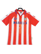 Prima maglia home dell'Atletico Madrid 95/96 - Versione retro