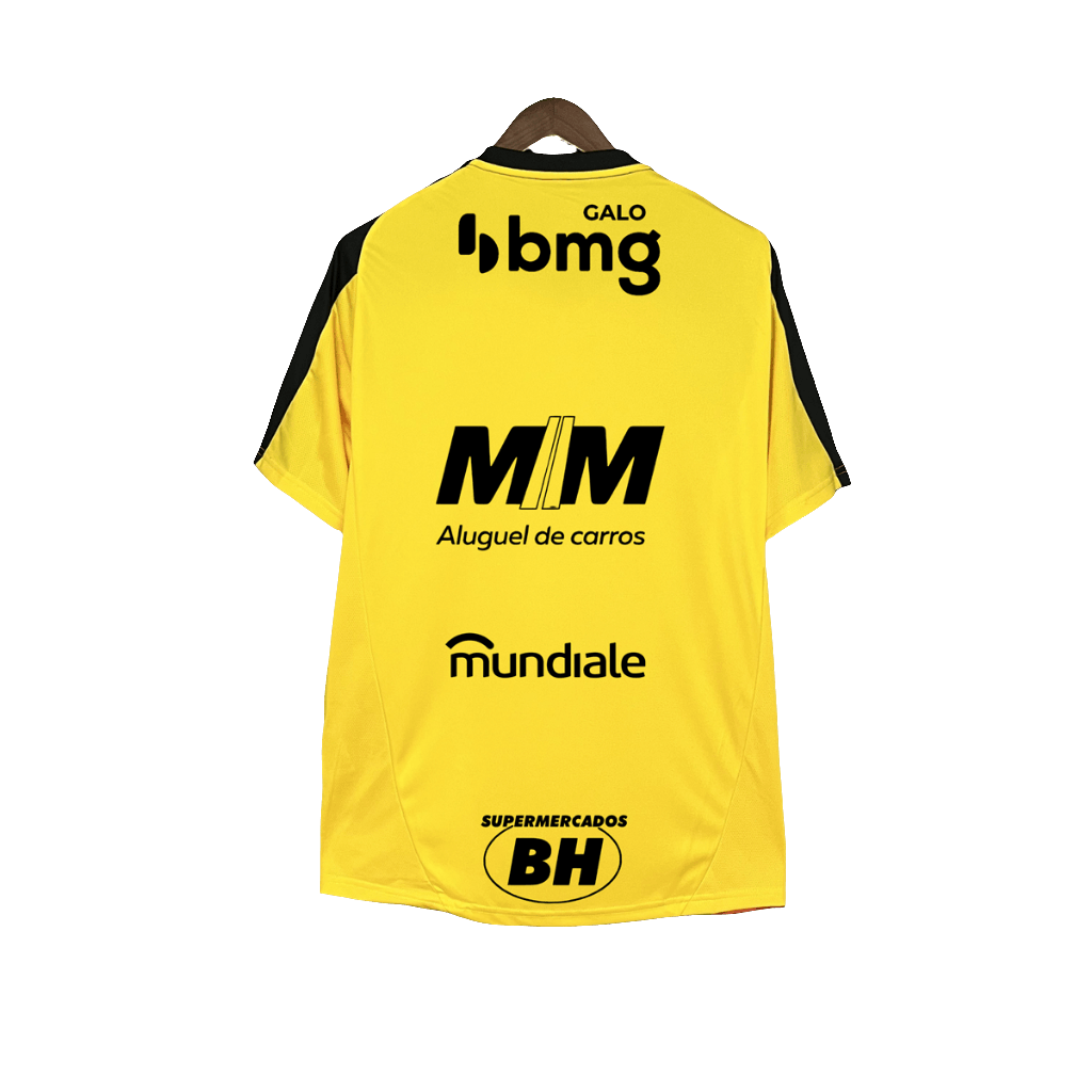 Maglia da allenamento gialla Atletico Mineiro 25/26 - Tutti gli sponsor - Versione tifoso