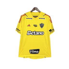 Atletico Mineiro 24/25 Goalkeeper Jersey - Yellow - All Sponsors - Fan Version