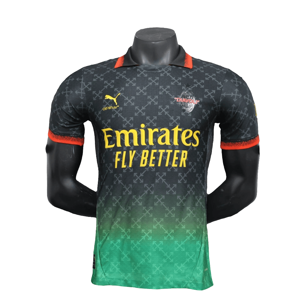 Maglia AC Milan Edizione Commemorativa 25/26 - Nero - Versione Giocatore