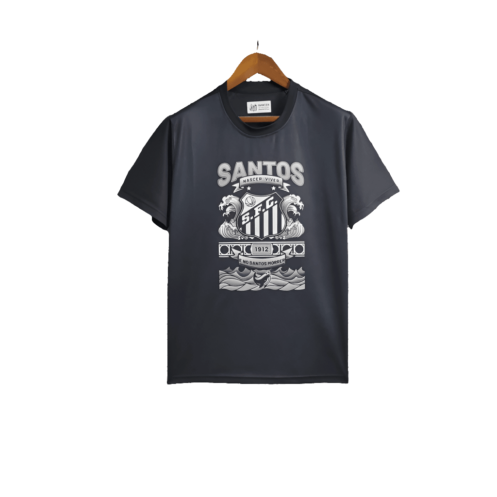 Maglia Santos 25/26 Casual Edition - Nero - Versione Tifoso