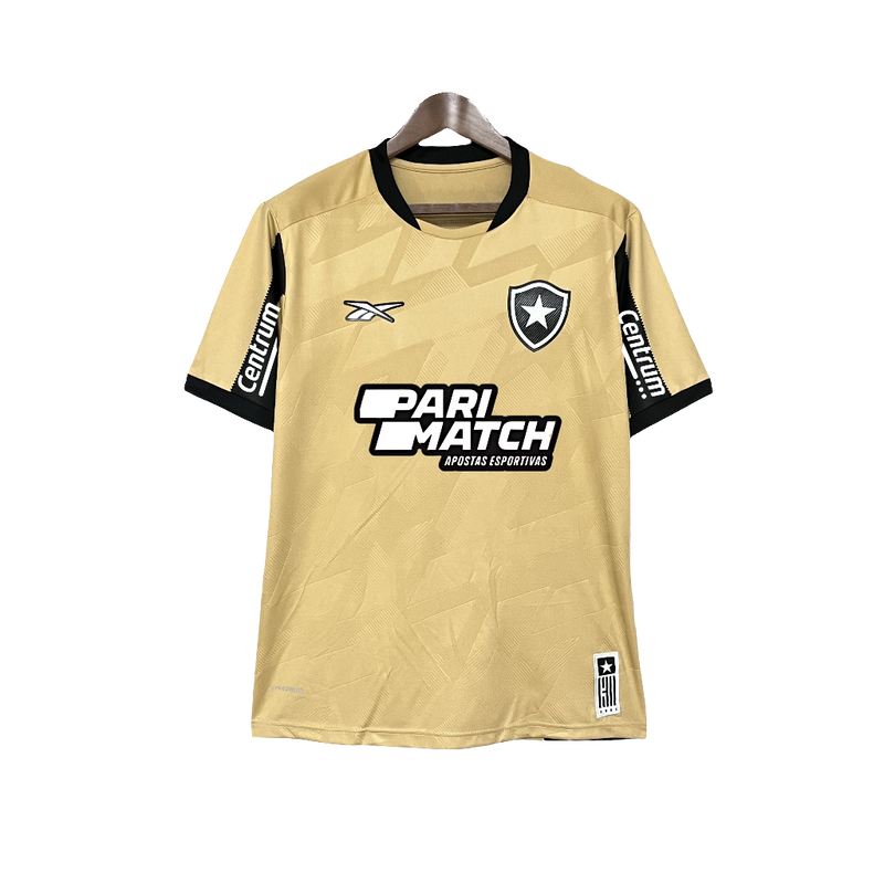 Botafogo 24/25 Goalkeeper Jersey - Gold - All Sponsors - Fan Version