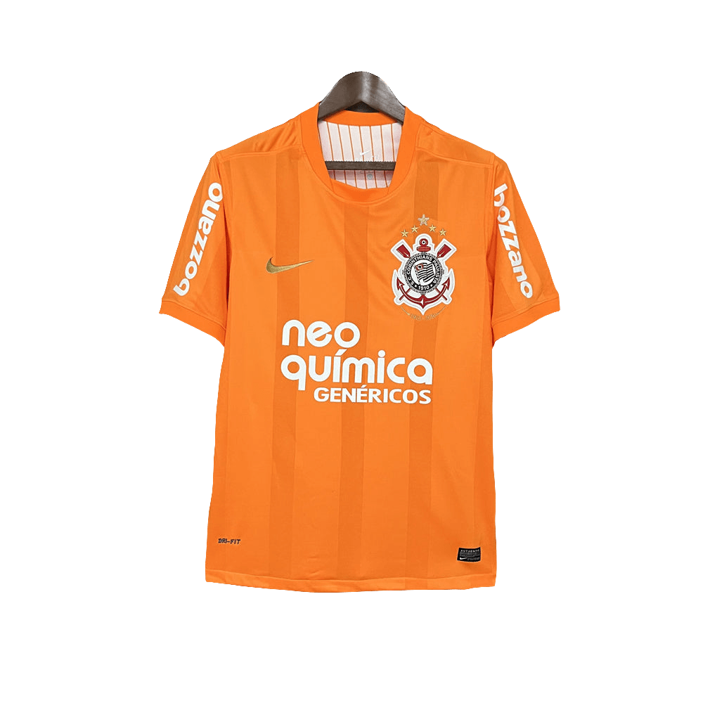 Corinthians 2010 Goalkeeper Orange Jersey - Retro Version