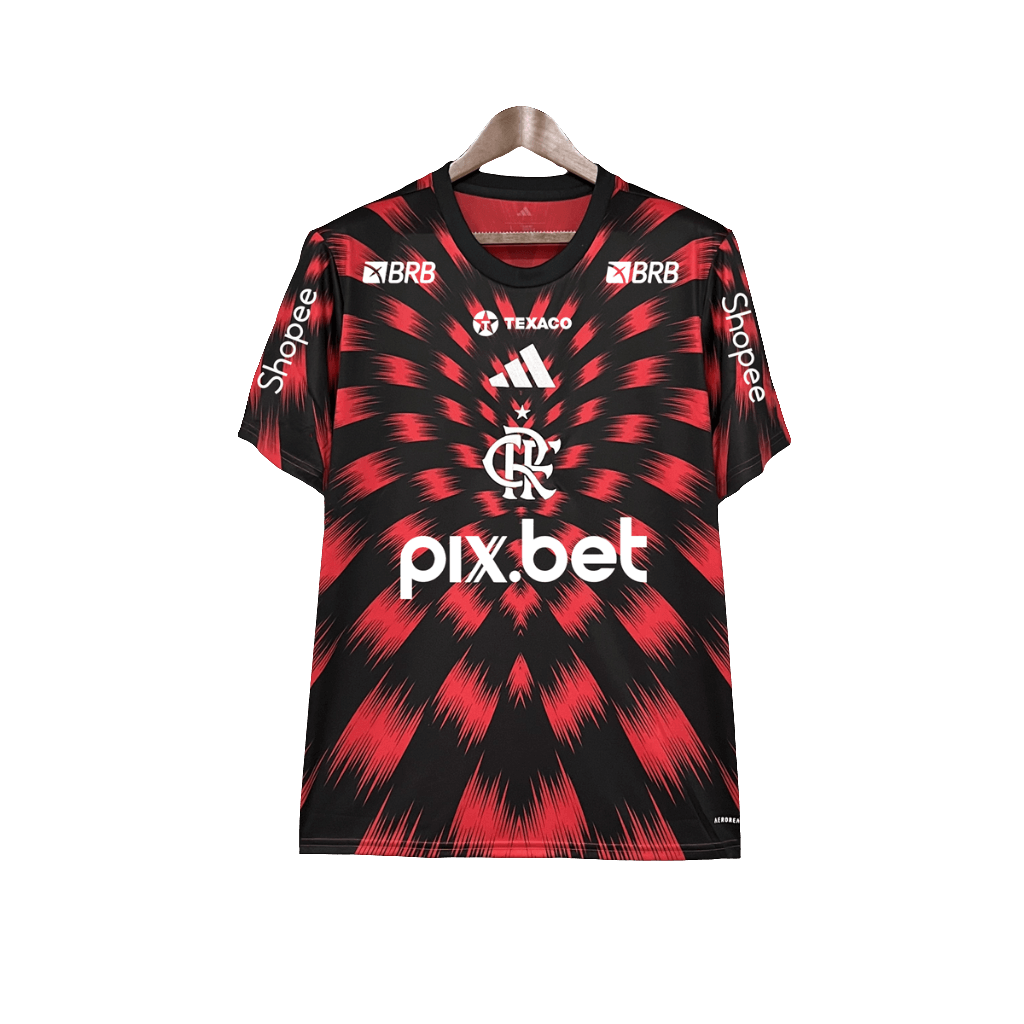Flamengo 25/26 Pre-Match Jersey - All Sponsors - Fan Version