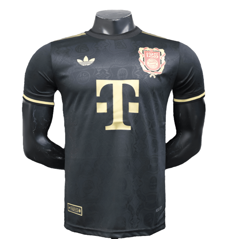 Maglia Bayern Monaco Edizione 125° Anniversario 25/26 - Nera - Versione giocatore