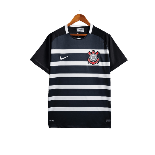 Corinthians 14/15 II Away Jersey - Black - Retro Version