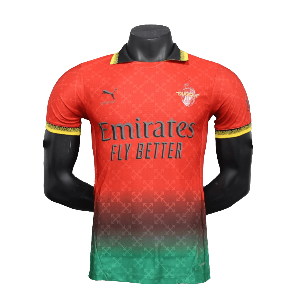 Maglia AC Milan Edizione Commemorativa 25/26 - Rossa - Versione Giocatore