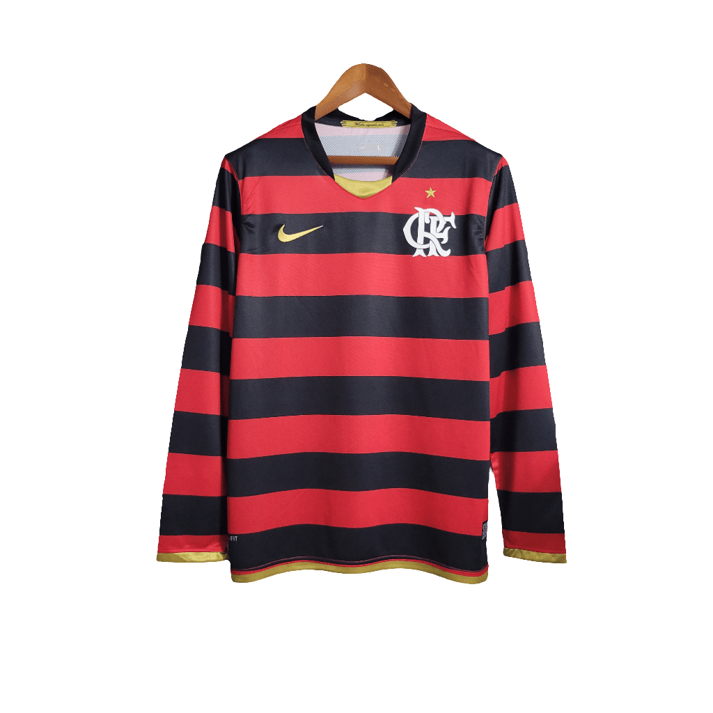 Flamengo 2009 I Home Jersey - Long Sleeve Retro Version