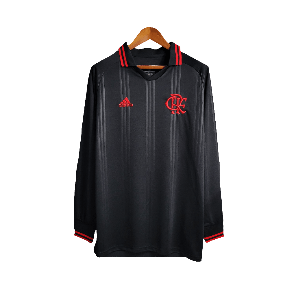 Flamengo 19/20 Special Edition Jersey - Black - Long Sleeve Retro Version