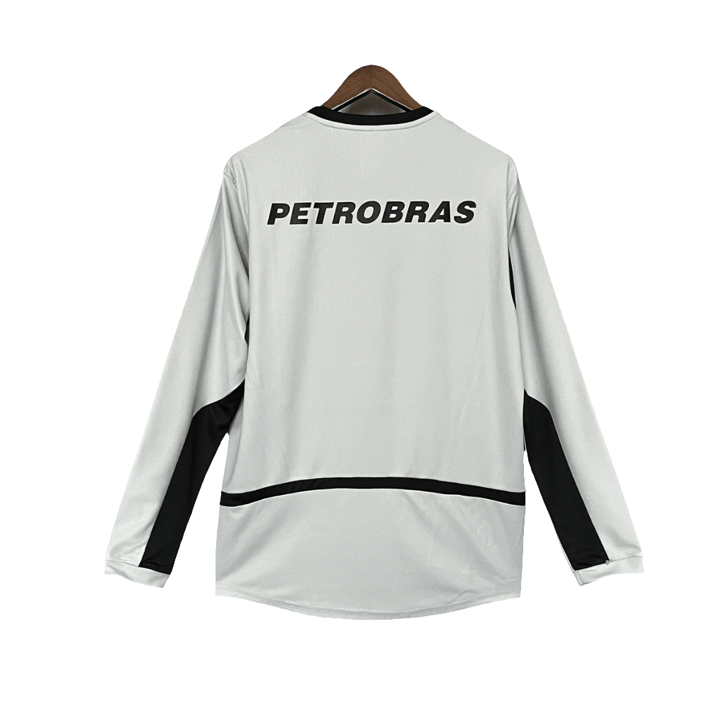 Flamengo 02/03 Goalkeeper Grey Jersey - Long Sleeve Retro Version