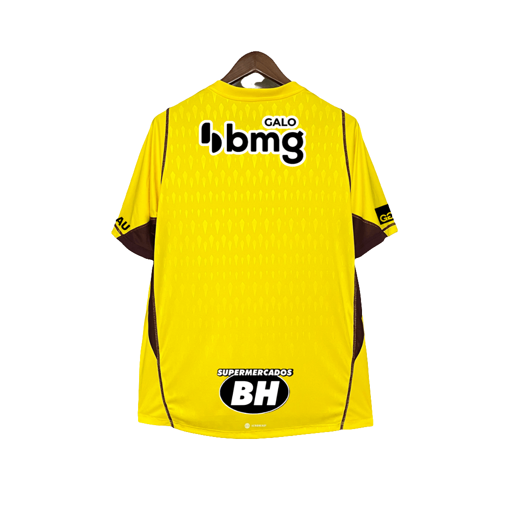 Atletico Mineiro 24/25 Goalkeeper Jersey - Yellow - All Sponsors - Fan Version