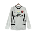 Maglia da portiere grigia Flamengo 02/03 - Versione retro a maniche lunghe