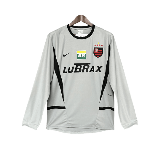 Maillot de gardien Flamengo 02/03 gris - Version rétro à manches longues