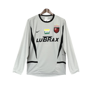 Flamengo 02/03 Goalkeeper Grey Jersey - Long Sleeve Retro Version