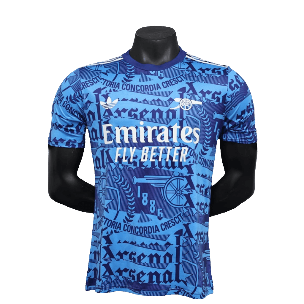 Arsenal 25/26 Pre-Match Jersey - Blue - Player Version