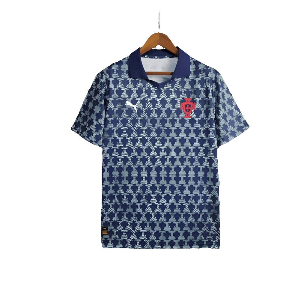 ポルトガル 25/26 トレーニングシャツ - ネイビーブルー - ファンバージョン