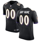 Baltimore Ravens - Maglia NFL personalizzata Speed Machine - Nera