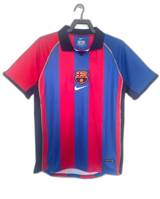 Maglia Home del Barcellona 01/02 - Versione Retro