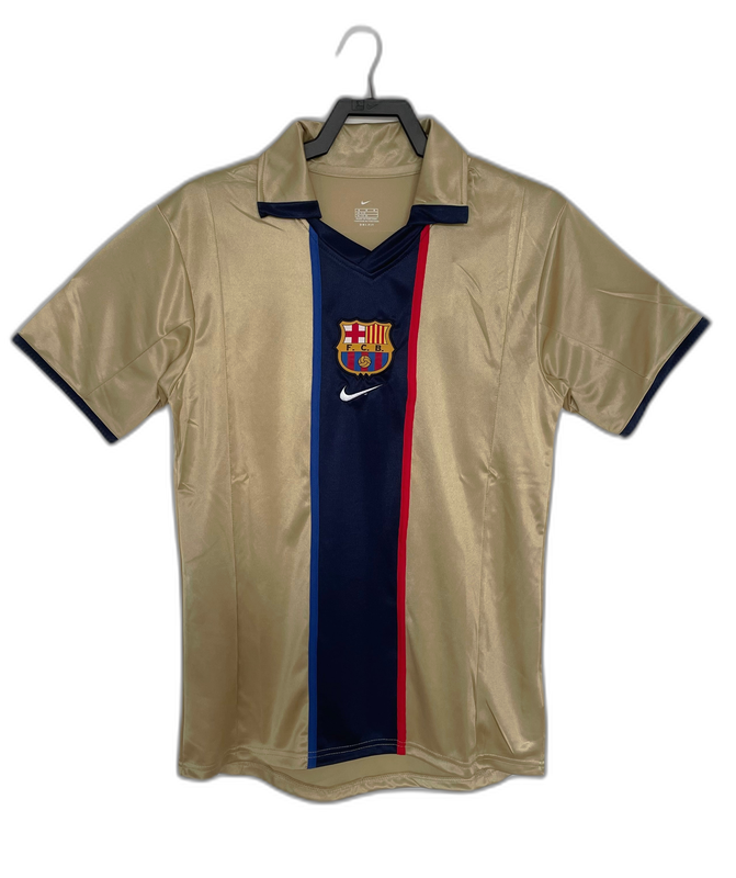 Barcelona 01/02 II Away Jersey - Retro Version