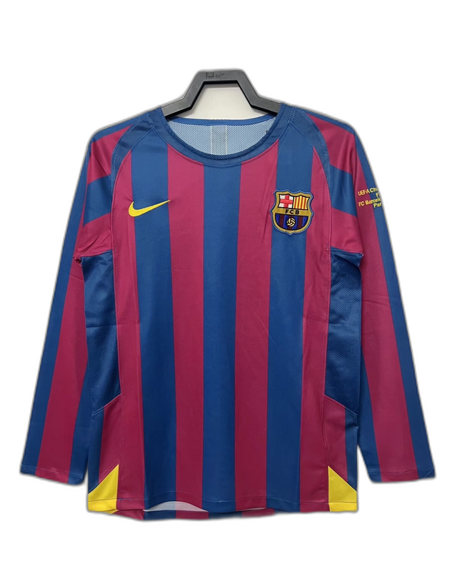 Barcelona 05/06 I Heimtrikot – Langarm-Retro-Version
