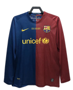 Maillot Domicile Barcelone 08/09 I - Version Rétro à Manches Longues
