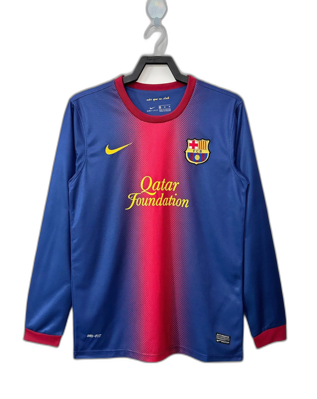Barcelona 12/13 I Heimtrikot – Langarm-Retro-Version