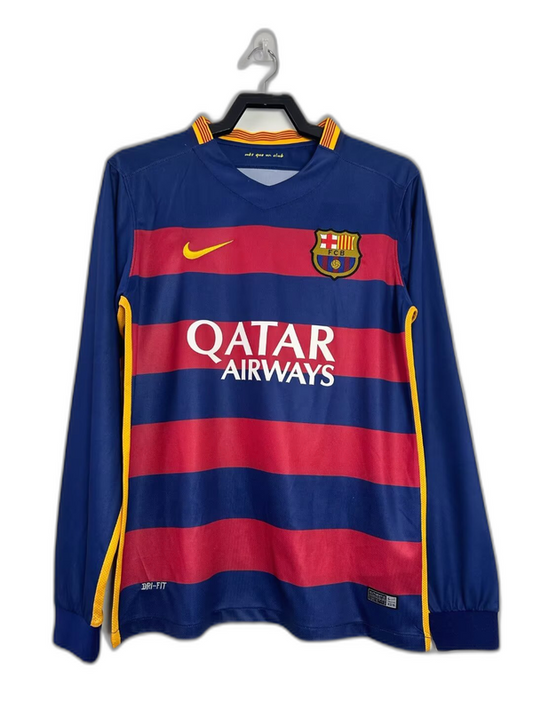 Barcelona 15/16 I Heimtrikot – Langarm-Retro-Version