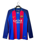Barcelone 16/17 I Maillot Domicile - Version Rétro Manches Longues