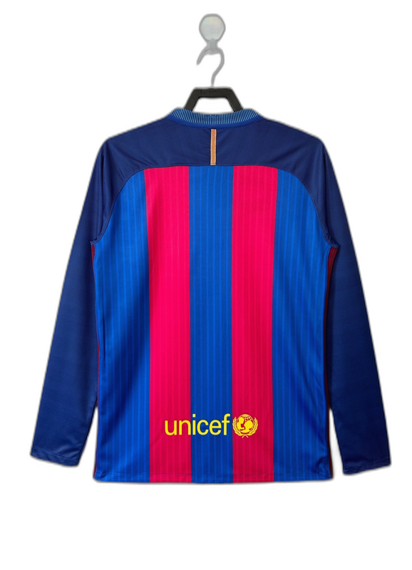 Barcelone 16/17 I Maillot Domicile - Version Rétro Manches Longues