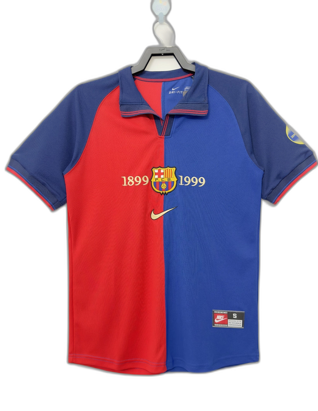 Barcelona 1999 Trikot zur Feier des 100-jährigen Jubiläums – Retro-Version