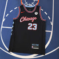 Chicago Bulls 25/26 NBA Jersey - City Edition - Black - #23 - front