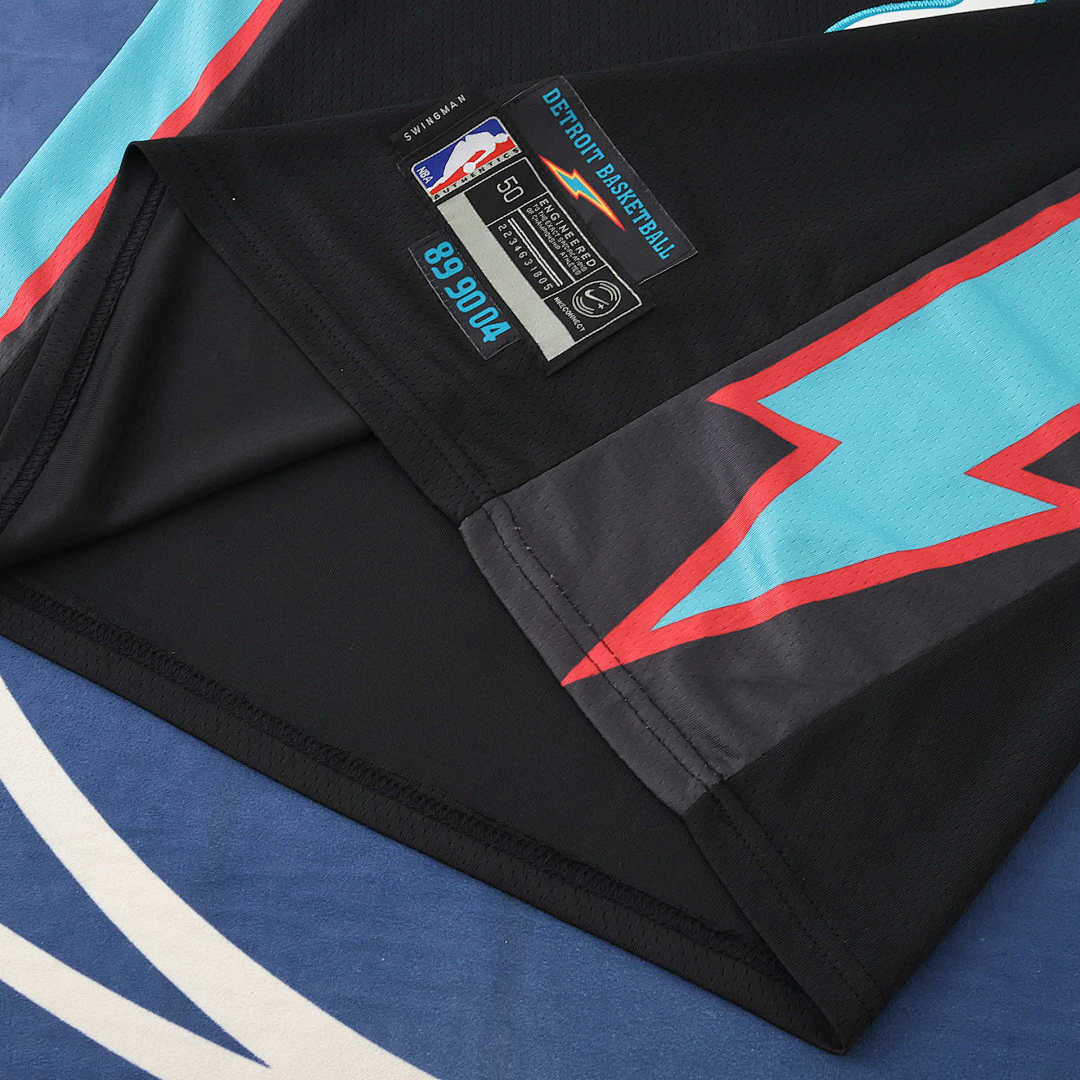 Detroit Pistons 25/26 NBA Jersey - Black - Cunningham #2 - detail 4