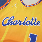 Charlotte Hornets 25/26 NBA Jersey - Orange - Ball #1 - detail 3
