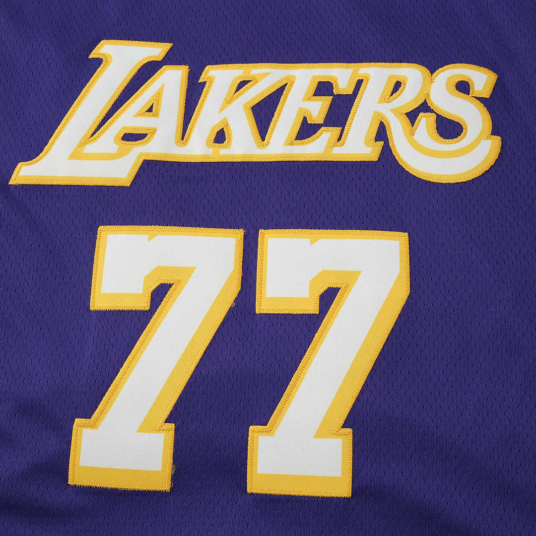 Los Angeles Lakers 25/26 NBA Jersey - Statement Edition - Purple - Doncic #77 - detail 3