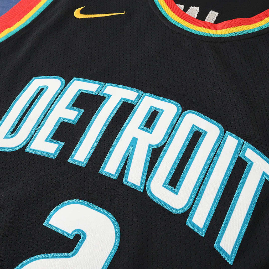 Detroit Pistons 25/26 NBA Jersey - Black - Cunningham #2 - detail 5