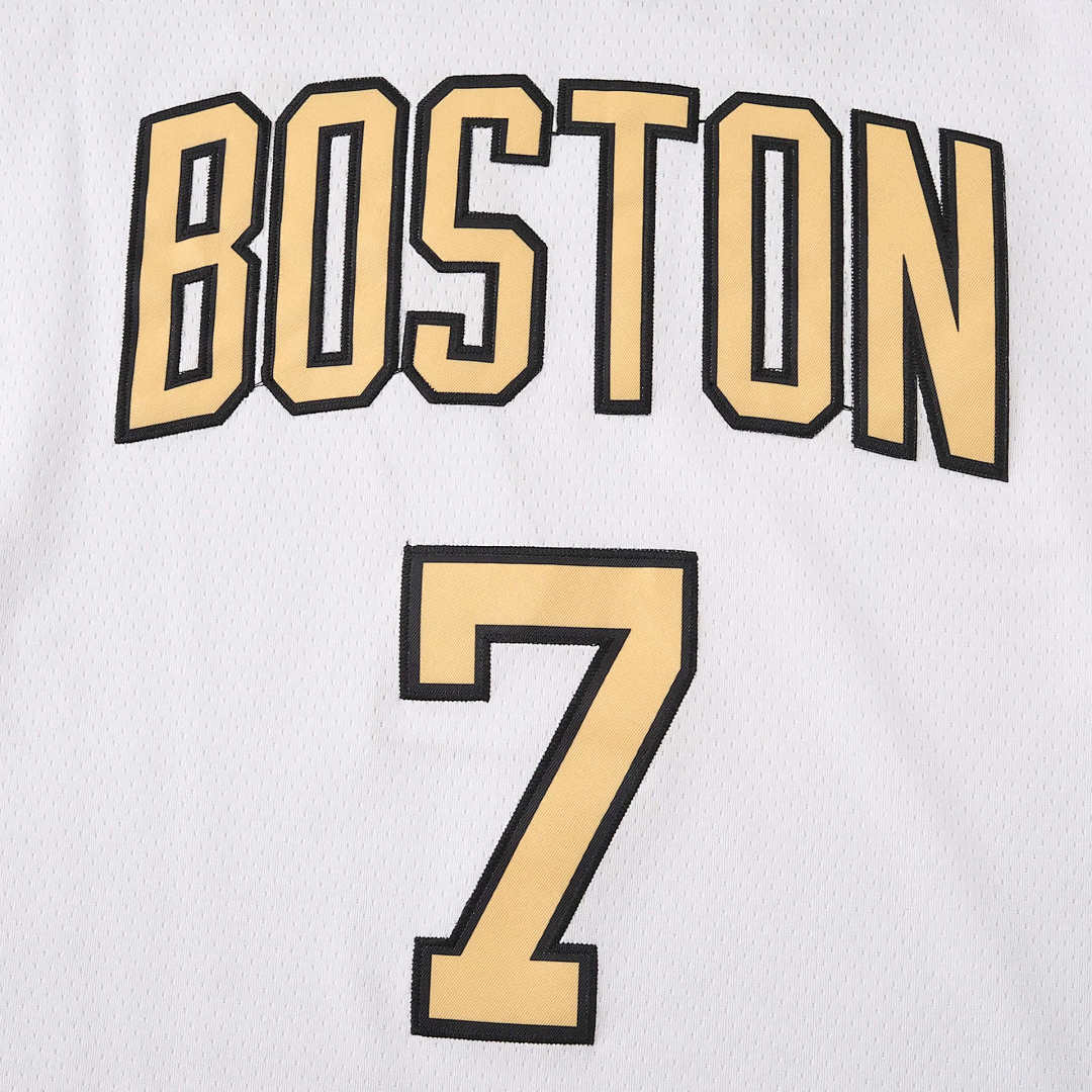 Boston Celtics 25/26 NBA Jersey - City Edition - White - Brown #7 - detail 4