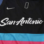 San Antonio Spurs 25/26 NBA Jersey - City Edition - Black - Wembanyama #1 - detail 4