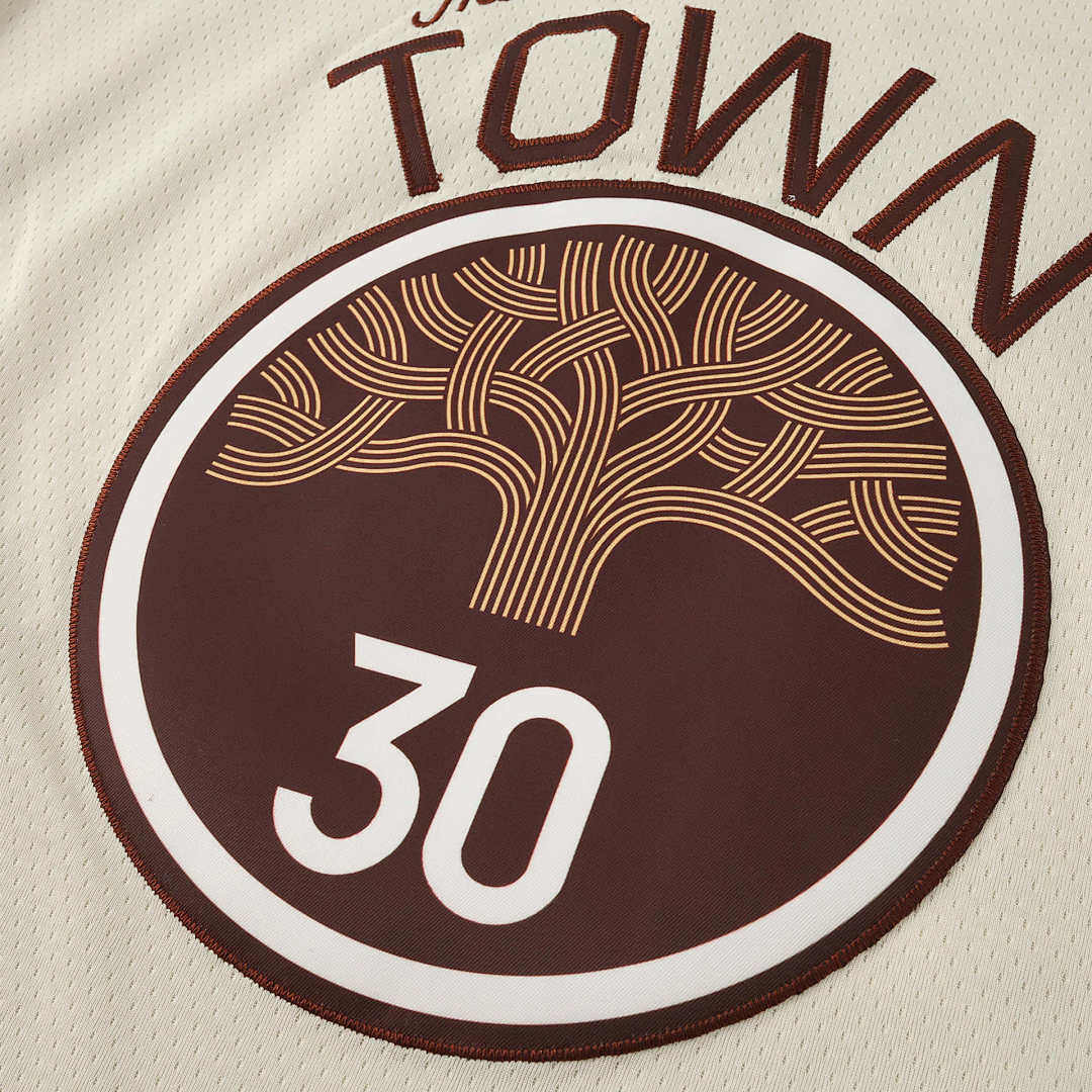 Golden State Warriors 25/26 NBA Jersey - City Edition - Cream - Curry #30 - detail 5