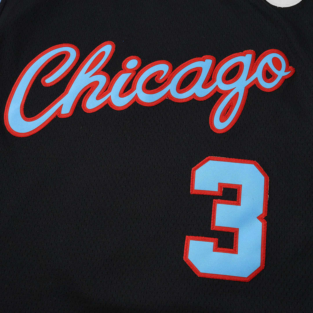 Chicago Bulls 25/26 NBA Jersey - City Edition - Black - Giddey #3 - detail 3