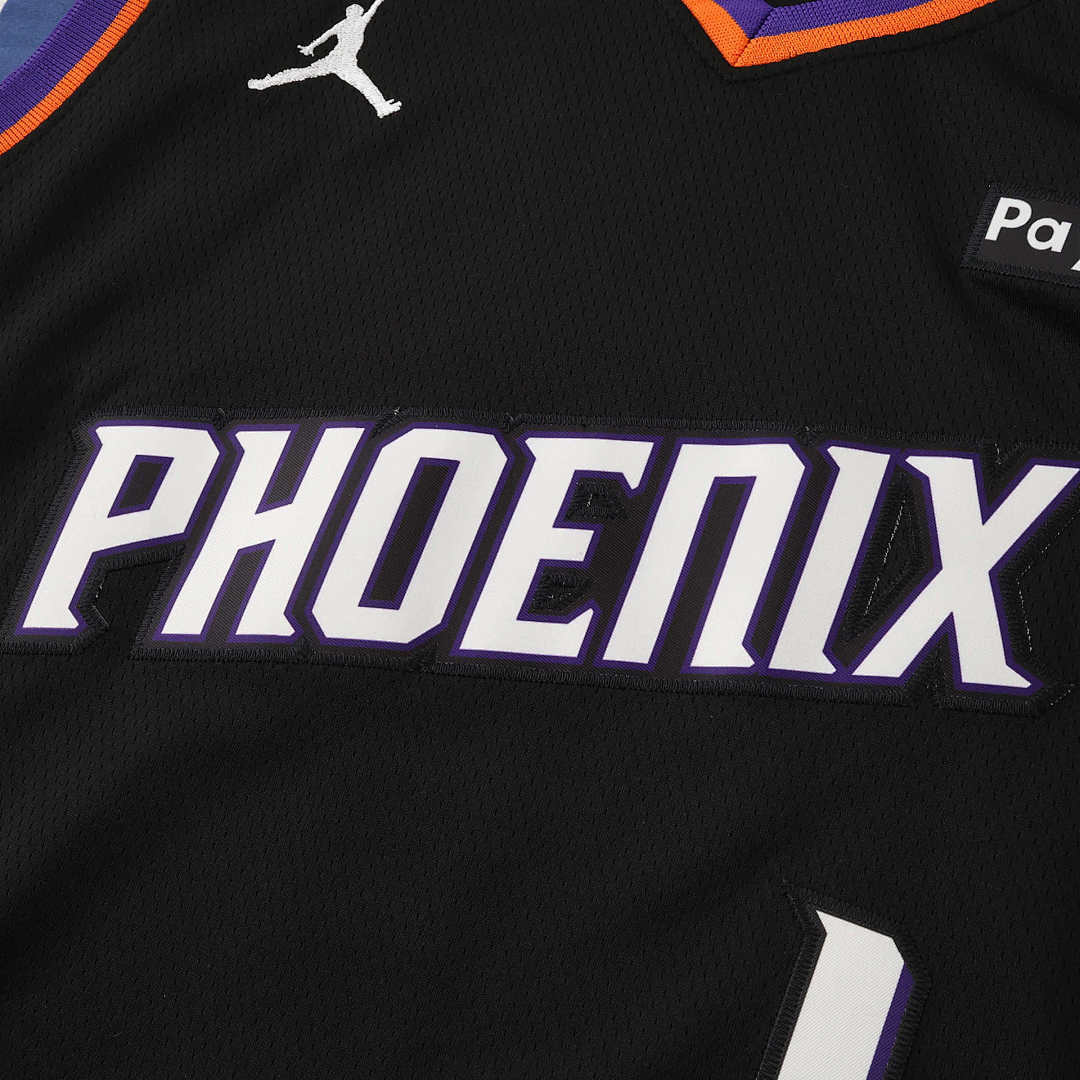 Phoenix Suns 25/26 NBA Jersey - Statement Edition - Black - Booker #1 - detail 5