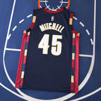 Cleveland Cavaliers 25/26 NBA Jersey - Navy and Red - Mitchell #45 - detail 2