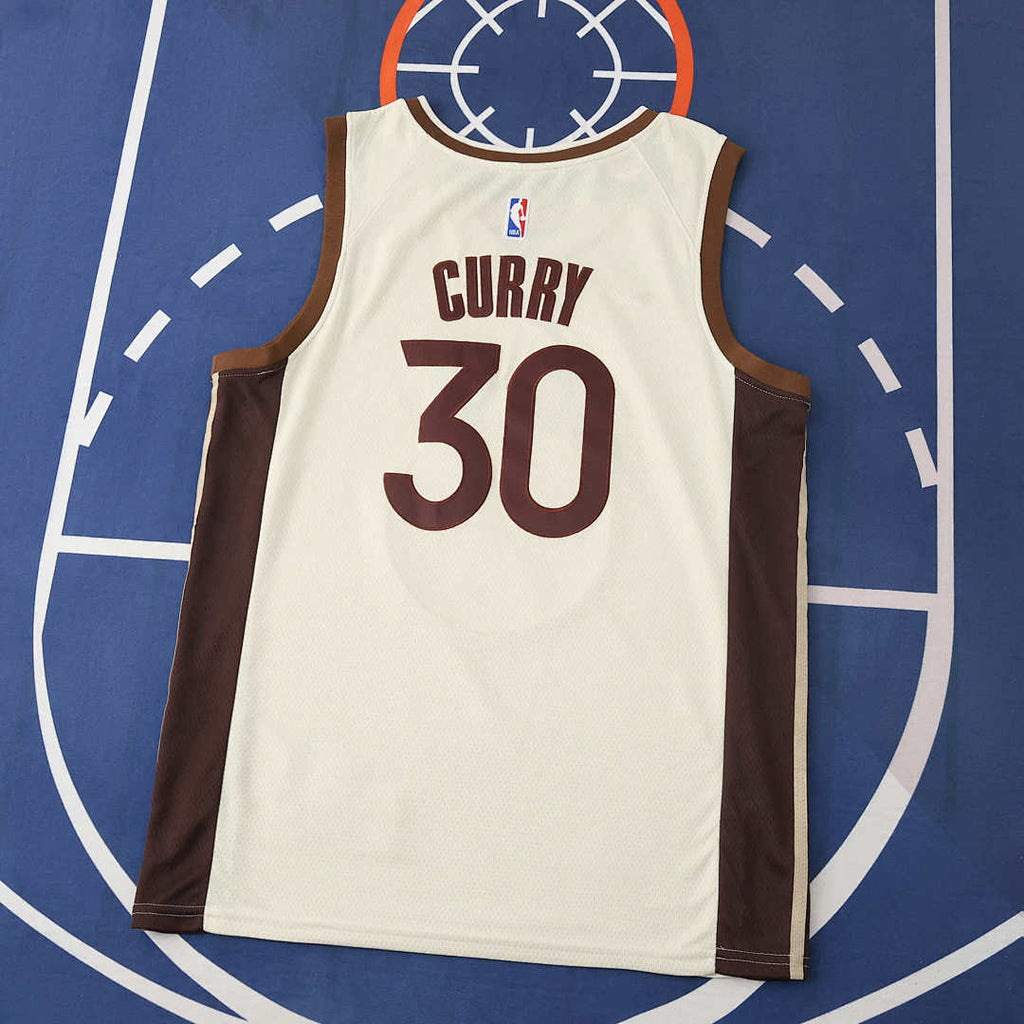 Golden State Warriors 25/26 NBA Jersey - City Edition - Cream - Curry #30 - detail 2