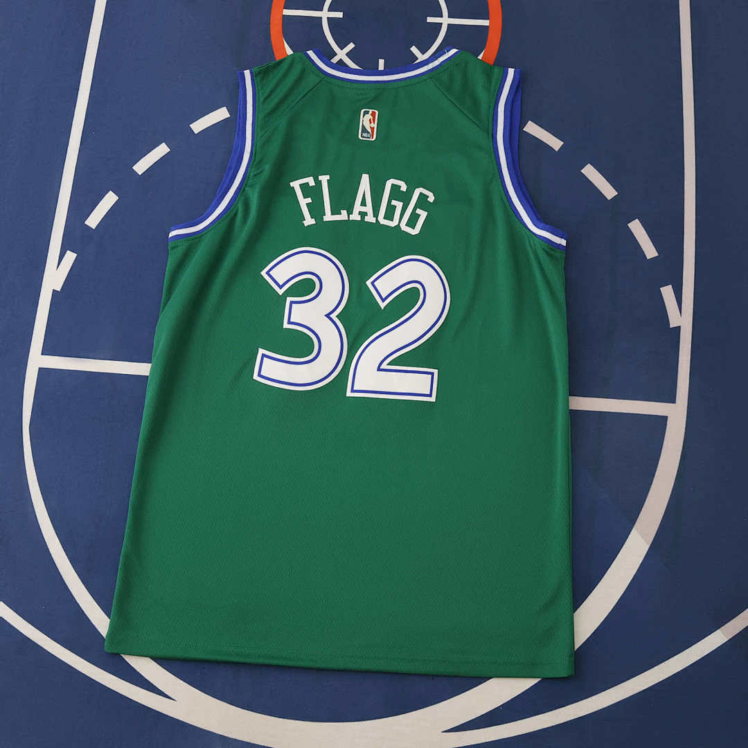 Dallas Mavericks 25/26 NBA Jersey - Classic Edition - Green - Flagg #32 - detail 2