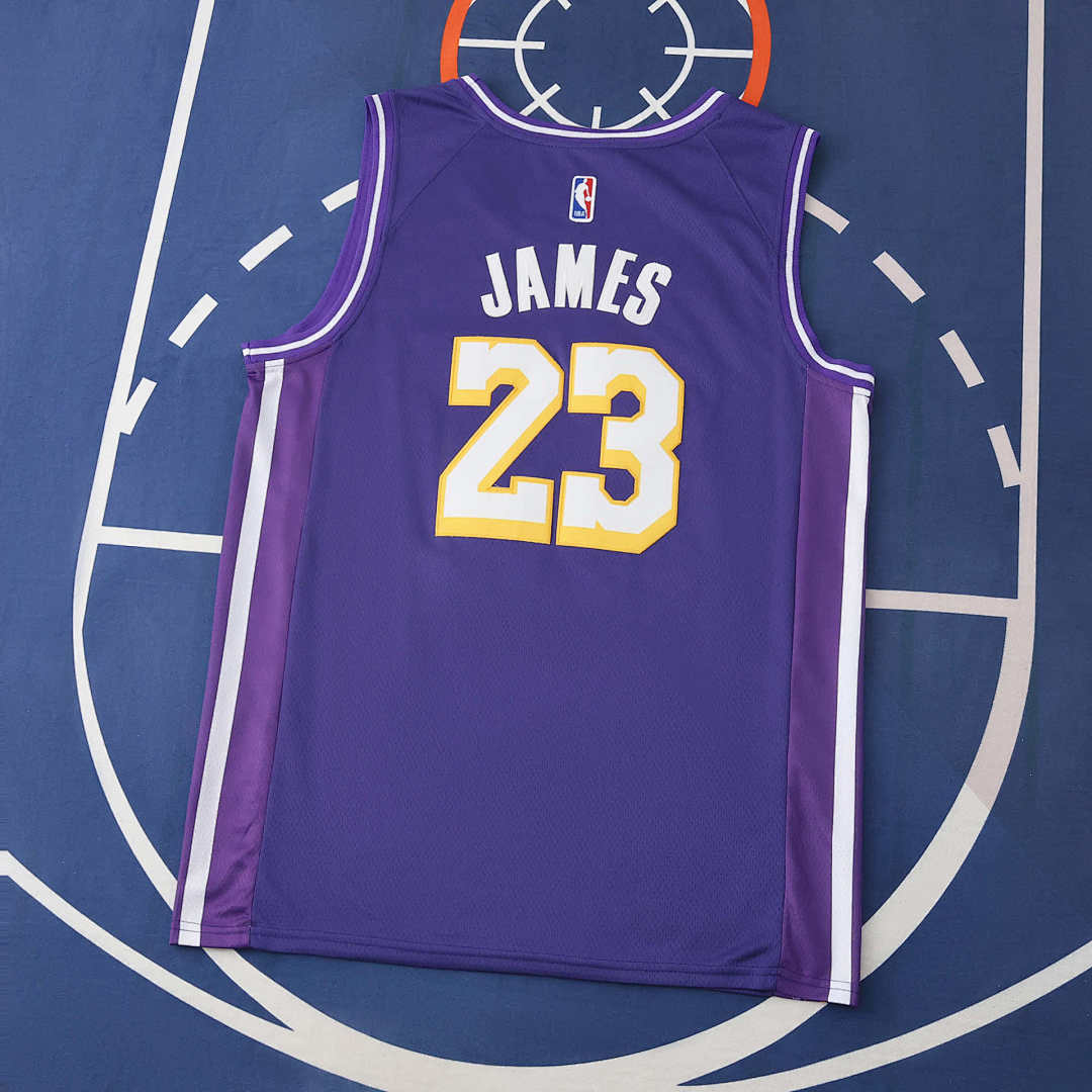 Los Angeles Lakers 25/26 NBA Jersey - Statement Edition - Purple - James #23 - detail 2