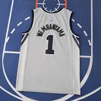 San Antonio Spurs 25/26 NBA Jersey - Statement Edition - Gray - Wembanyama #1 - detail 2