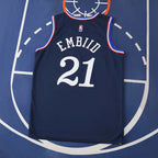 Philadelphia 76ers 25/26 NBA Jersey - Navy - Embiid #21 - detail 2