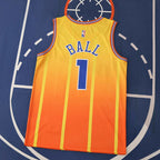 Charlotte Hornets 25/26 NBA Jersey - Orange - Ball #1 - detail 2