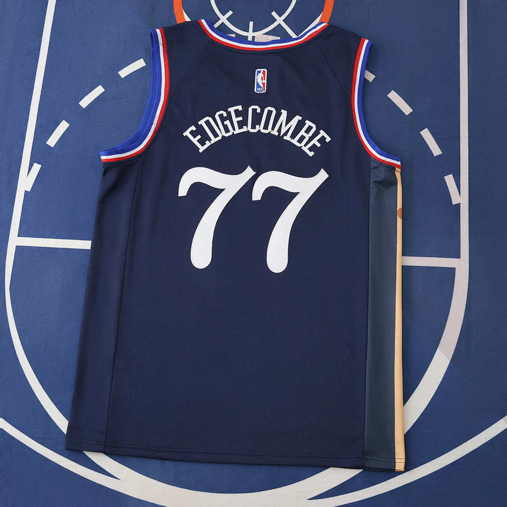 Philadelphia 76ers 25/26 NBA Jersey - Navy - Edgecombe #77 - detail 2