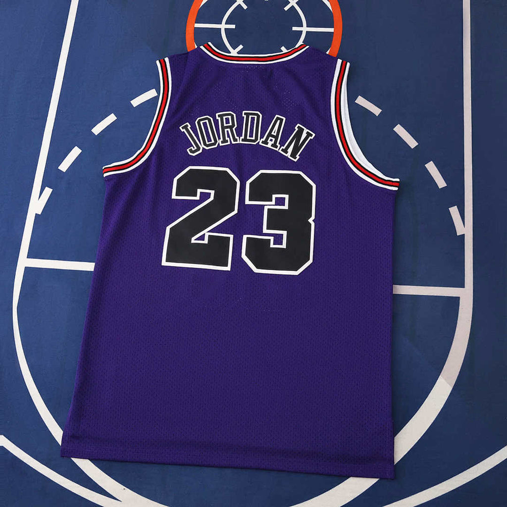 Chicago Bulls 97/98 NBA Jersey - Retro - Purple - #23 - detail 2
