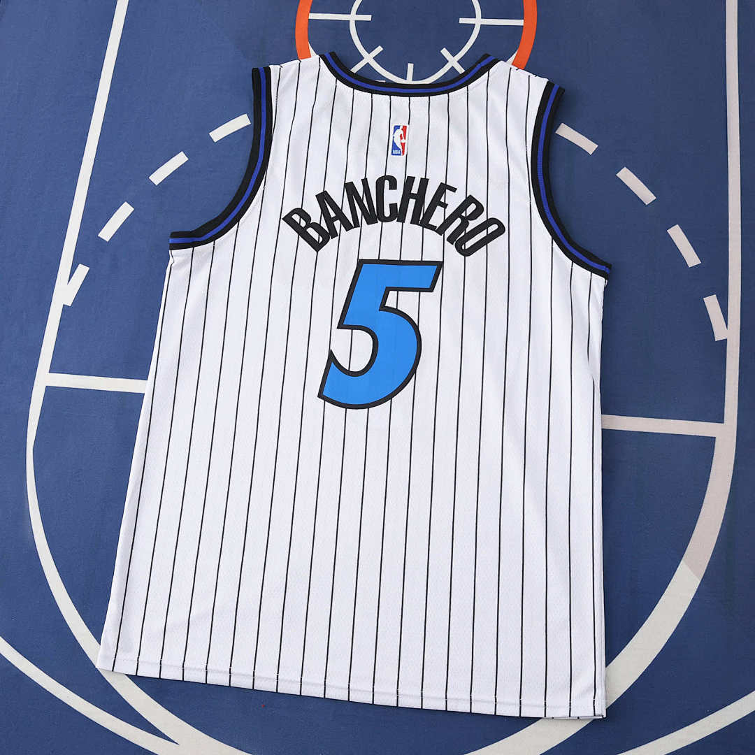 Orlando Magic 25/26 NBA Jersey - White Pinstripe - Banchero #5 - detail 2